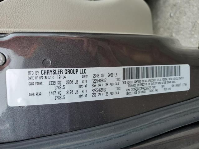 VIN 2C4RDGCG3FR556623 2015 Dodge Grand Caravan, Sxt no.14