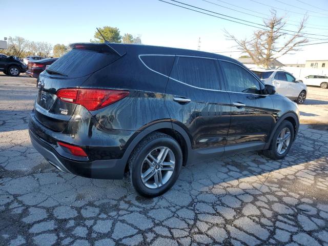 HYUNDAI SANTA FE S 2018 black  gas 5NMZTDLB4JH053448 photo #4