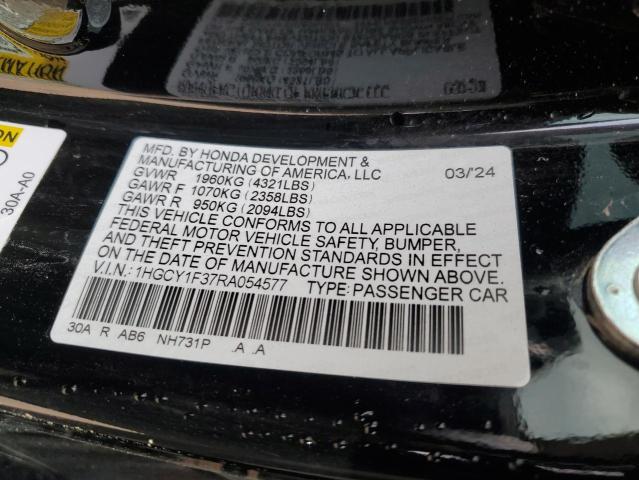 VIN 1HGCY1F37RA054577 2024 HONDA ACCORD no.12