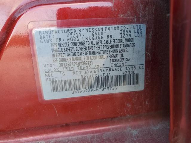 2017 NISSAN SENTRA S - 3N1AB7AP4HY399731