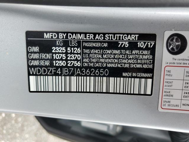 VIN WDDZF4JB7JA362650 2018 Mercedes-Benz E-Class, 300 no.12