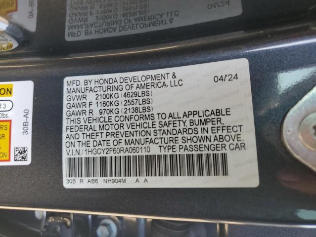 2024 HONDA ACCORD HYB - 1HGCY2F60RA060110