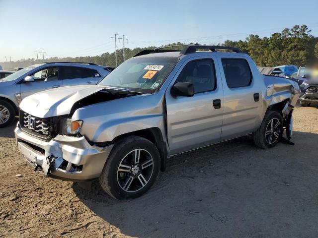 HONDA RIDGELINE 2012 silver crew pic gas 5FPYK1F77CB456114 photo #1