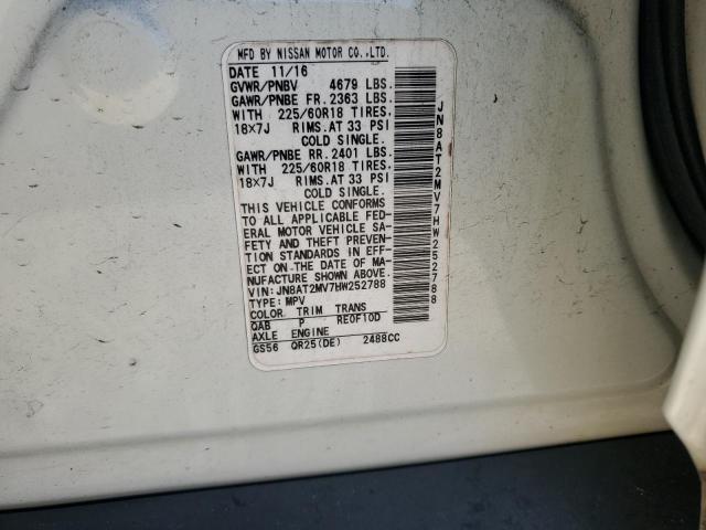2017 NISSAN ROGUE S - JN8AT2MV7HW252788