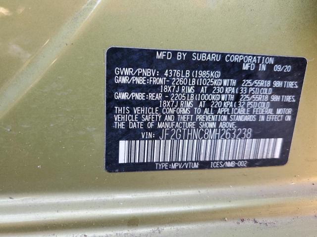 2021 SUBARU CROSSTREK - JF2GTHNC8MH263238