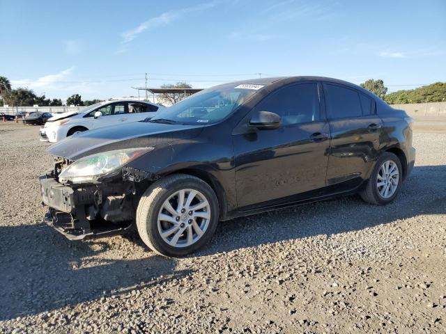 MAZDA 3 I 2012 charcoal  gas JM1BL1W82C1617708 photo #1