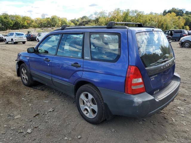 SUBARU FORESTER 2 2004 blue 4dr spor gas JF1SG63644H720292 photo #3