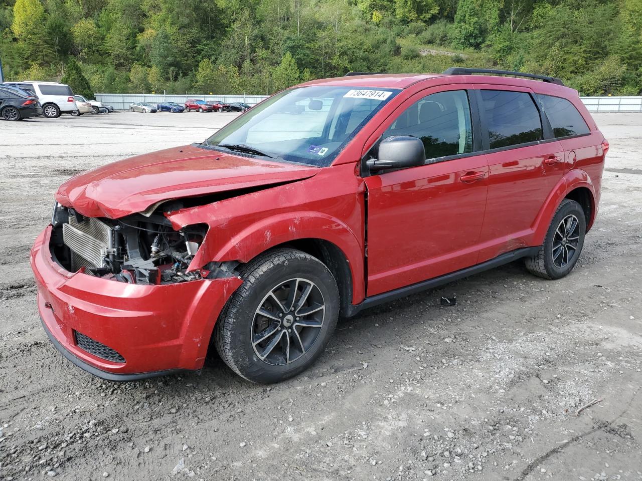 Lot #2943176536 2018 DODGE JOURNEY SE