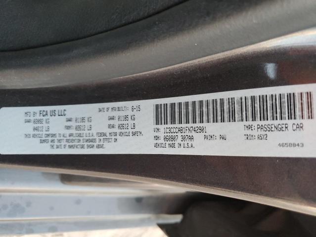 2015 CHRYSLER 200 LIMITE - 1C3CCCAB1FN742901