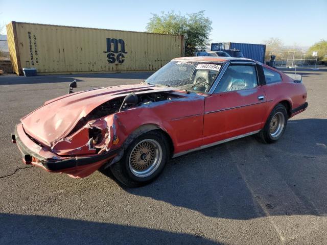 DATSUN 280ZX 1983 red  gas JN1HZ04S0DX569855 photo #1