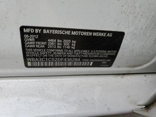 VIN WBA3C1C52DF436284 2013 BMW 3 Series, 328 I Sulev no.12