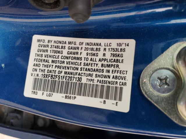 2015 HONDA CIVIC LX - 19XFB2F51FE207130