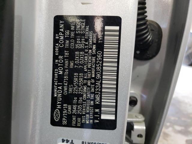2019 HYUNDAI TUCSON LIM - KM8J33AL9KU852960
