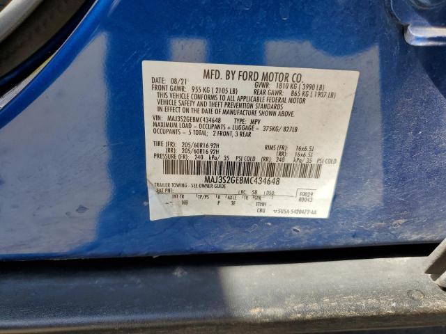 2021 FORD ECOSPORT S - MAJ3S2GE8MC434648