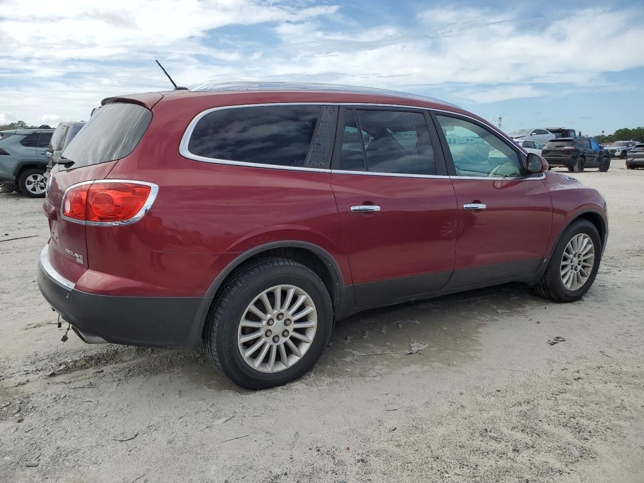 BUICK ENCLAVE CX 2008 red 4dr spor gas 5GAER23798J246665 photo #4