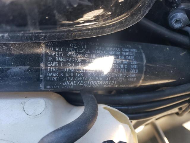 2011 KAWASAKI EX650 C - JKAEXEC10BDA76121