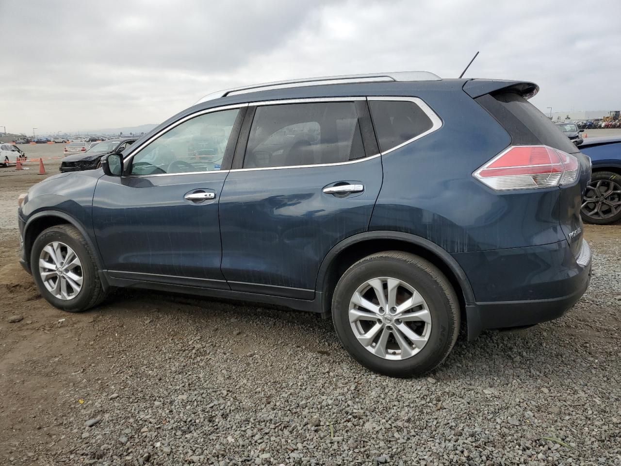 NISSAN ROGUE S 2016 charcoal  gas JN8AT2MT0GW029313 photo #3