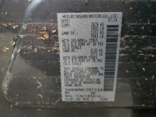 2024 NISSAN PATHFINDER - 5N1DR3BD9RC297334