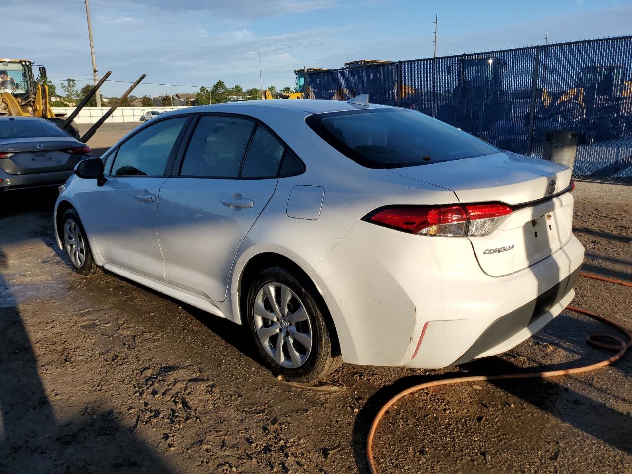 TOYOTA COROLLA LE 2022 white  gas 5YFEPMAE4NP368049 photo #3