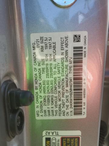 2021 HONDA CR-V TOURI - 2HKRW1H92MH407941