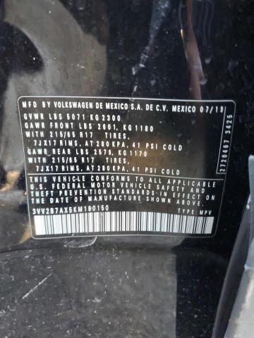 2019 VOLKSWAGEN TIGUAN SE - 3VV2B7AX5KM180150