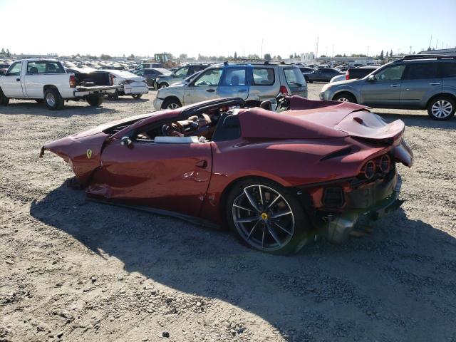 FERRARI 812 GTS 2021 burgundy  gas ZFF97CMA0M0258453 photo #3