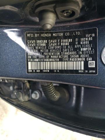 JHMFC1F36KX005219 2019 HONDA CIVIC