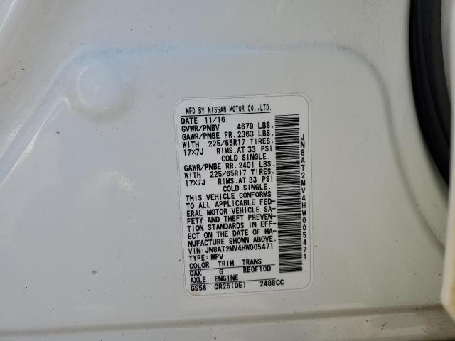 2017 NISSAN ROGUE S - JN8AT2MV4HW005471