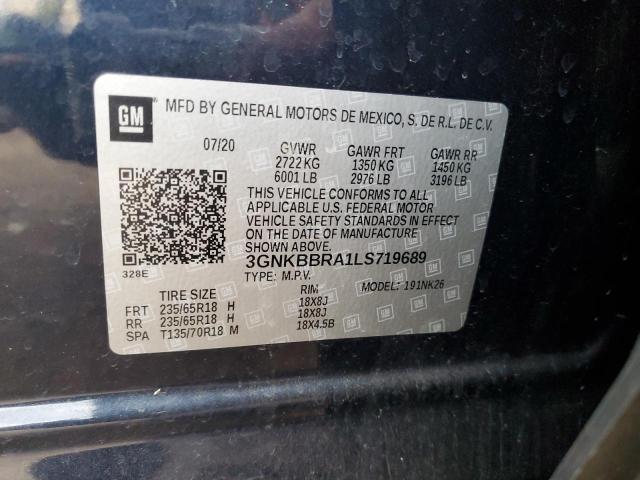 2020 CHEVROLET BLAZER 1LT - 3GNKBBRA1LS719689