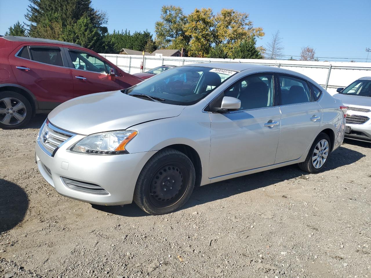 NISSAN SENTRA S 2015 silver  gas 3N1AB7AP6FL657788 photo #1