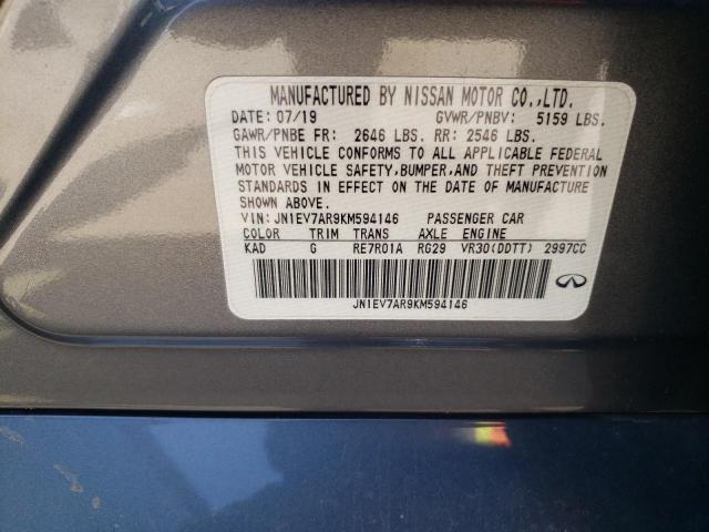 2019 INFINITI Q50 LUXE - JN1EV7AR9KM594146