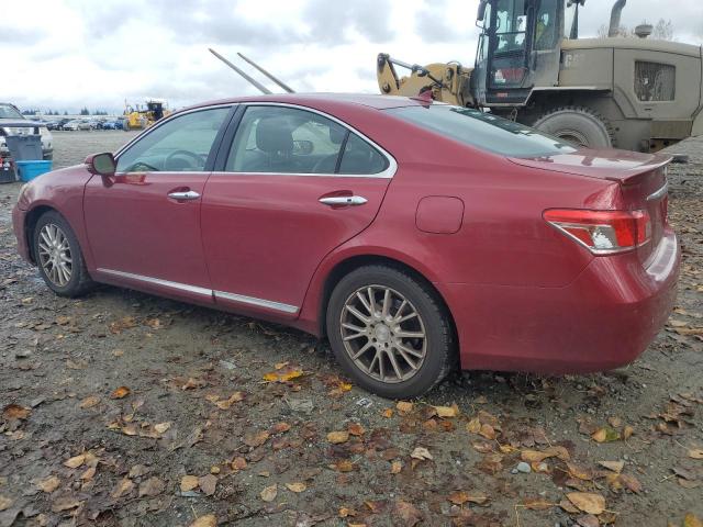 LEXUS ES 350 2011 red  gas JTHBK1EG1B2416482 photo #3