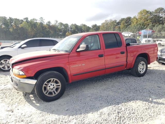 DODGE DAKOTA QUA 2002 red  gas 1B7HL48N62S558993 photo #1