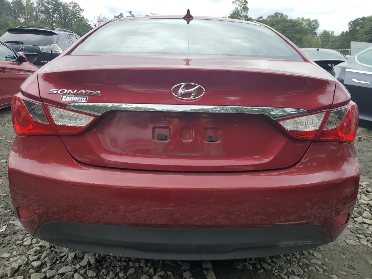 Lot #2943121450 2014 HYUNDAI SONATA GLS