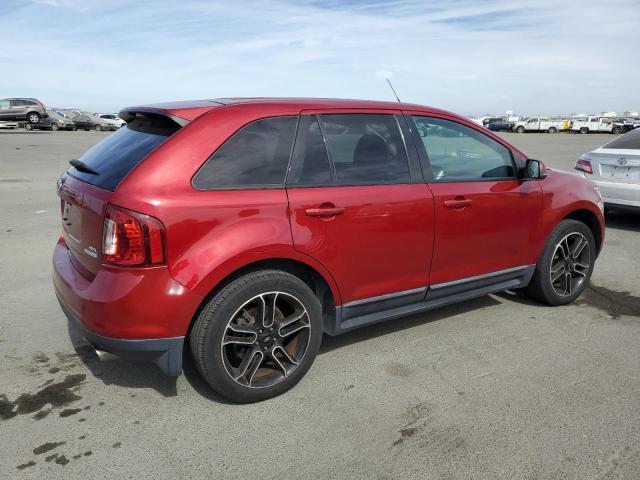 FORD EDGE SEL 2013 red 4dr spor gas 2FMDK3J98DBB18016 photo #4