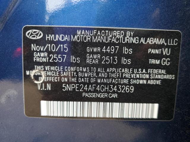 2016 HYUNDAI SONATA SE - 5NPE24AF4GH343269