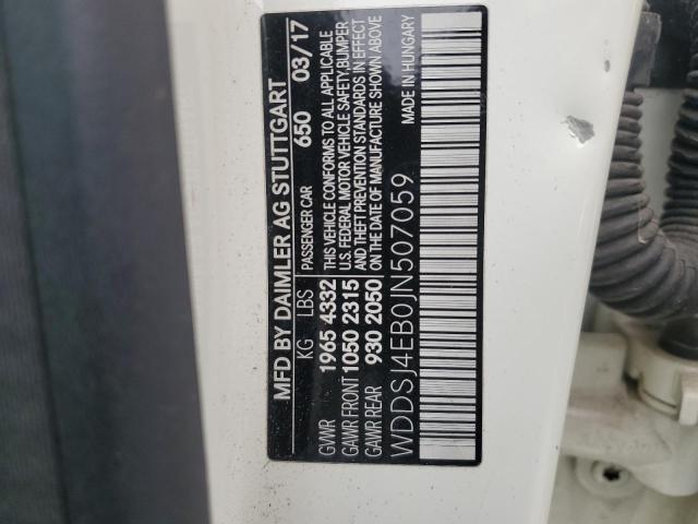 2018 MERCEDES-BENZ CLA 250 - WDDSJ4EB0JN507059