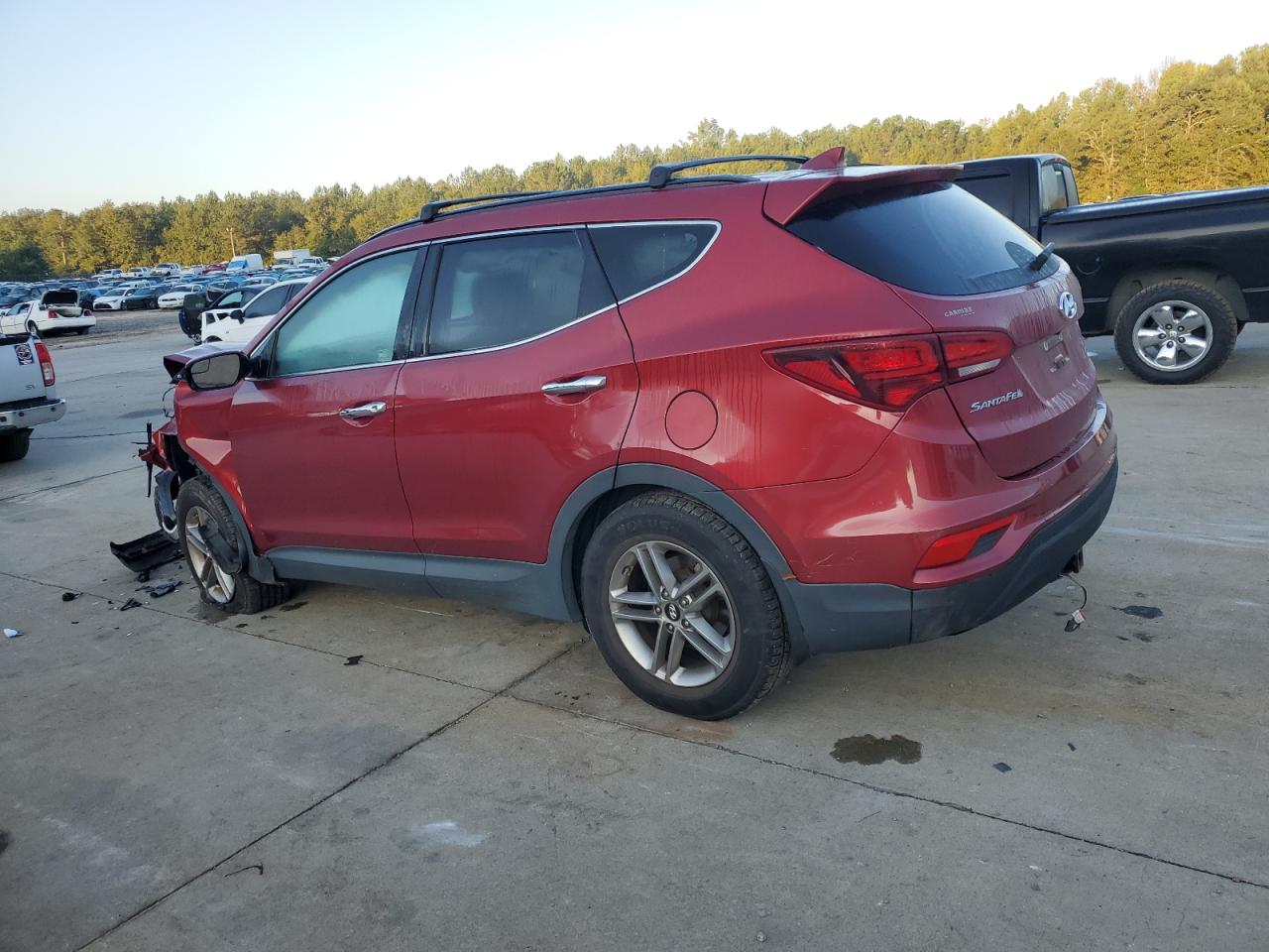 Lot #2938094933 2017 HYUNDAI SANTA FE S