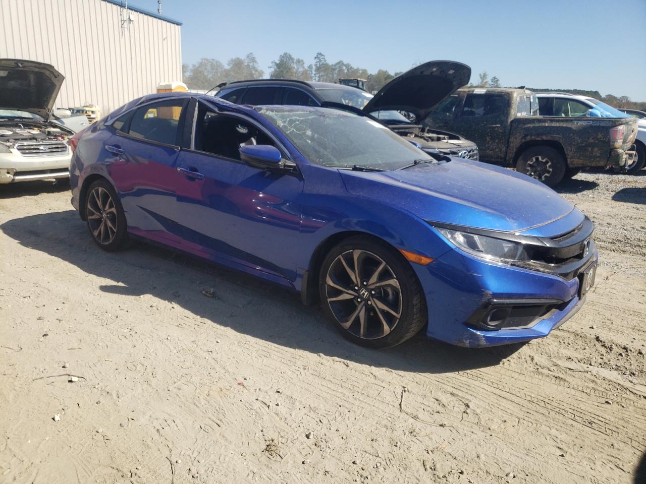 Lot #2974594452 2019 HONDA CIVIC SPOR