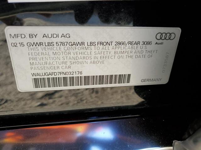 2015 AUDI A8 QUATTRO WAUJGAFD7FN032176