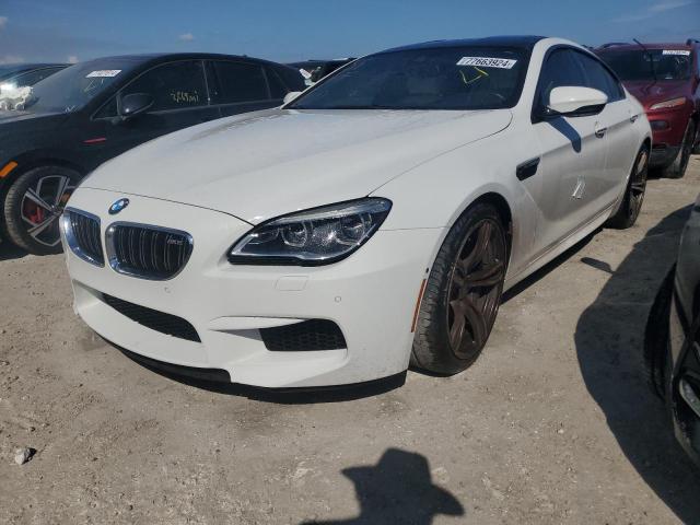 BMW M6 GRAN CO 2016 white  gas WBS6E9C55GGF92676 photo #1