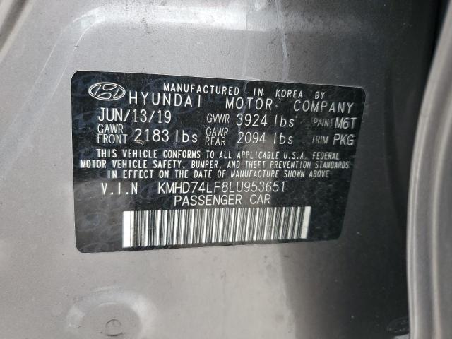 2020 HYUNDAI ELANTRA SE - KMHD74LF8LU953651