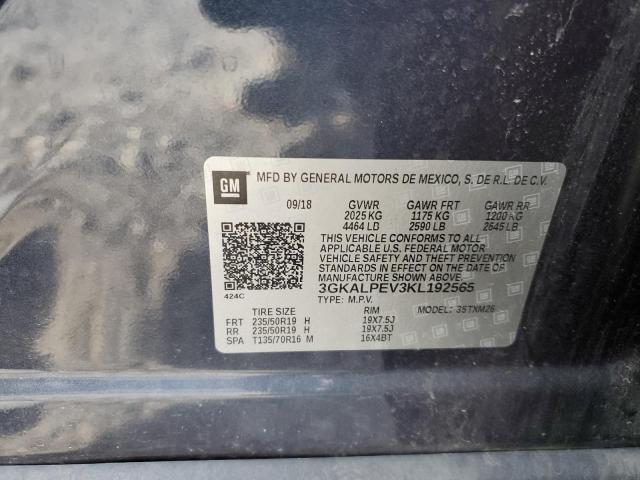2019 GMC TERRAIN SL - 3GKALPEV3KL192565