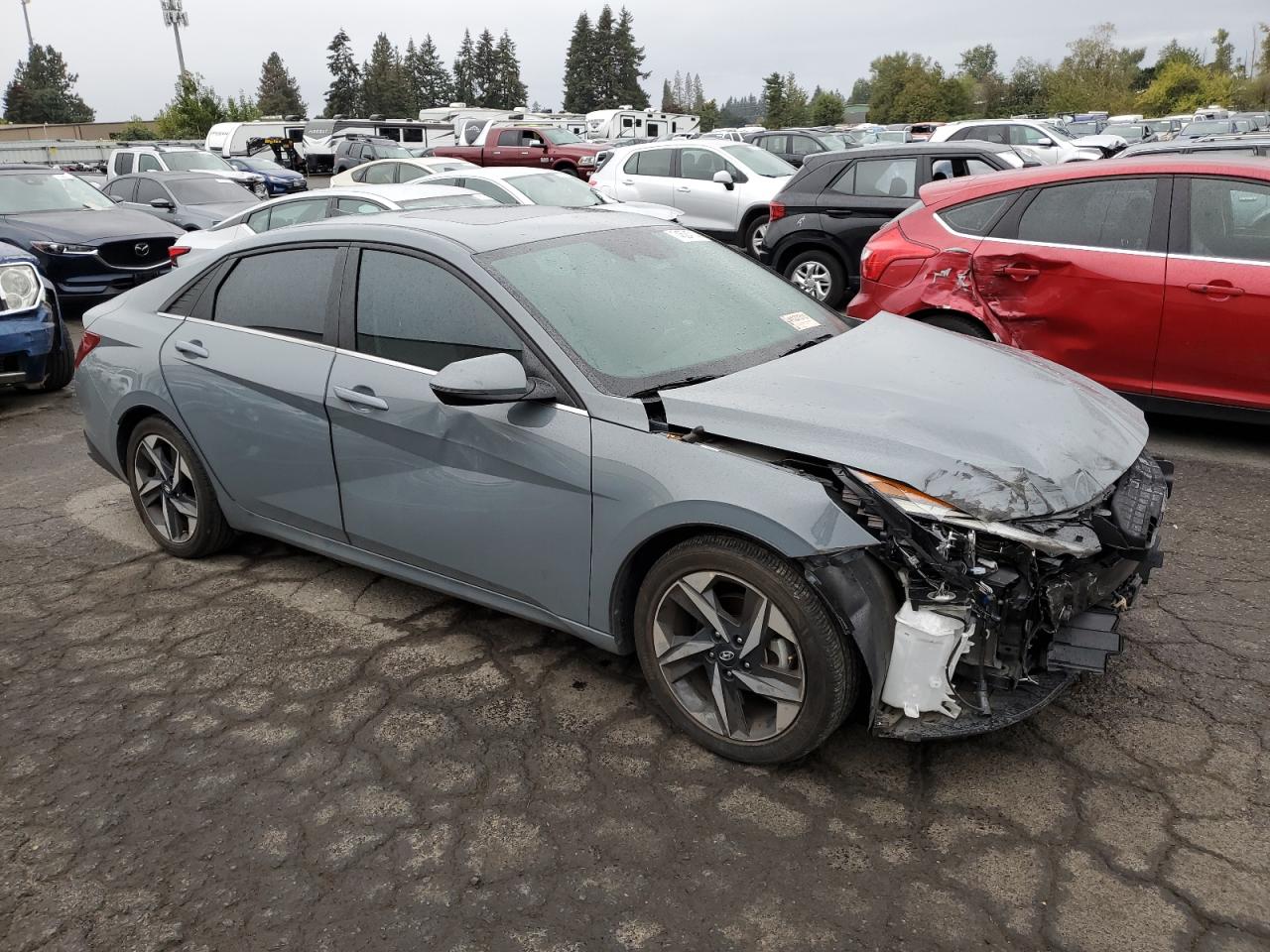 Lot #2902942743 2021 HYUNDAI ELANTRA LI