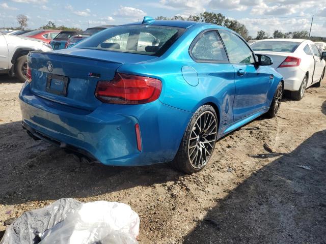 BMW M2 COMPETI 2020 blue  gas WBS2U7C08L7E49953 photo #4