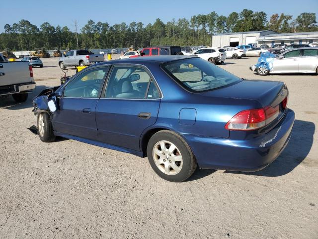 HONDA ACCORD EX 2002 blue sedan 4d gas 1HGCG56672A073110 photo #3