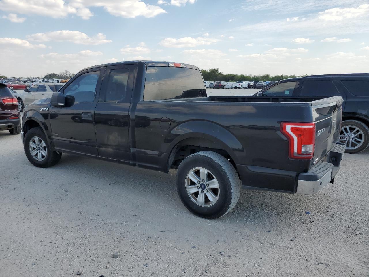 FORD F150 SUPER 2015 black 4dr ext gas 1FTEX1CG7FKF24078 photo #3