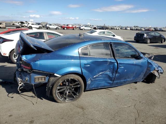 DODGE CHARGER SC 2020 blue  gas 2C3CDXGJ1LH182997 photo #4