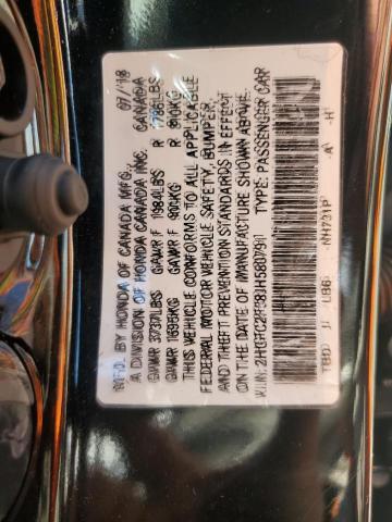 2018 HONDA CIVIC LX - 2HGFC2F58JH580791