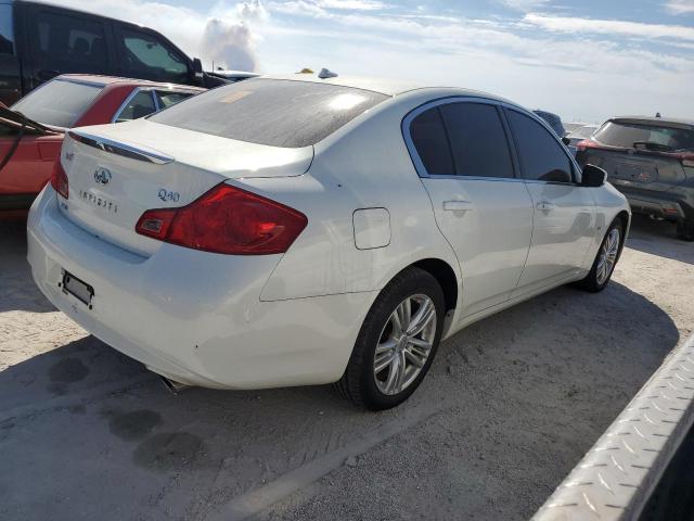 INFINITI Q40 2015 white sedan 4d gas JN1CV6ARXFM651204 photo #4